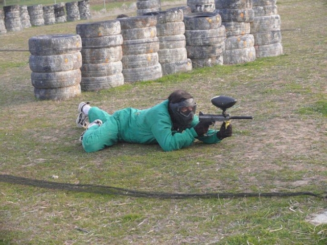 Escenario de paintball en Algete